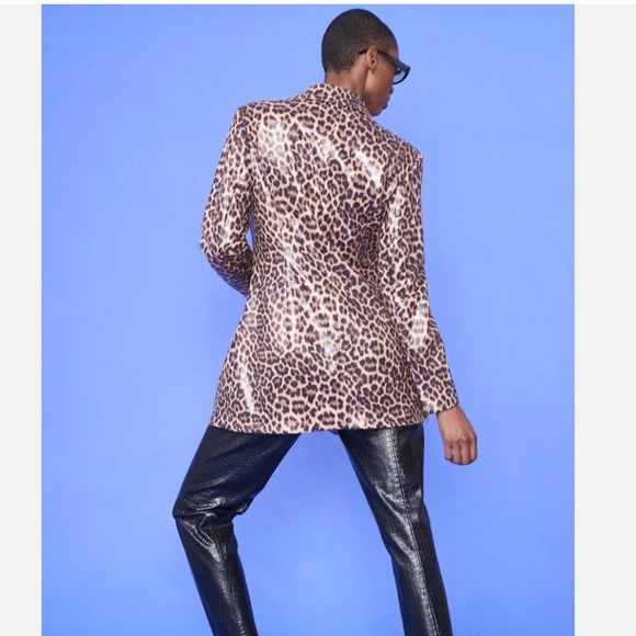 Leopard Print Women's Jacket - Picture 5 of 12